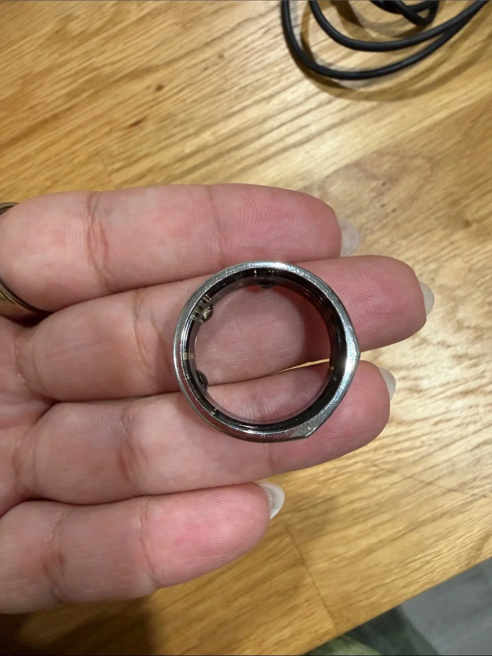 Oura Ring Gen 3 Horizon in Silver, Size 12